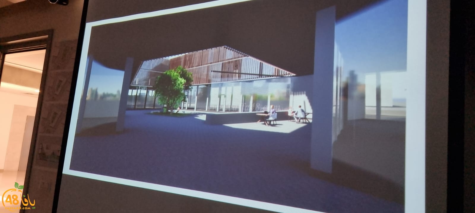 عرض تصاميم مقترحة لمبنى مركز تأهيل الشباب اليافاوي 